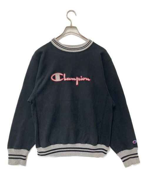 Champion（チャンピオン）Champion (チャンピオン) 【古着】リバースウィーブスウェット ブラック サイズ:Mの古着・服飾アイテム