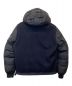 MONCLER (モンクレール) ウール切替えダウンジャケット ブラック サイズ:3：53000円