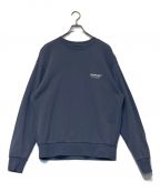 vivastudioビバスタジオ）の古着「LOCATION LOGO CREWNECK スウェット」｜ブルー