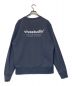 vivastudio (ビバスタジオ) LOCATION LOGO CREWNECK スウェット ブルー サイズ:M：3480円