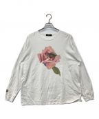 UNDERCOVERアンダーカバー）の古着「L/S TEE -ROSE/EYE-」｜ホワイト