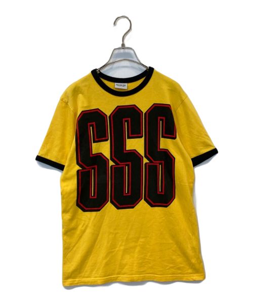 sss world corp（トリプルエス ワールドコープ）sss world corp (トリプルエス ワールドコープ) リンガーTシャツ イエロー サイズ:Mの古着・服飾アイテム