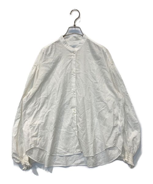 KIJI（キジ）KIJI (キジ) シルク混ブラウス ホワイト サイズ:SIZE Freeの古着・服飾アイテム