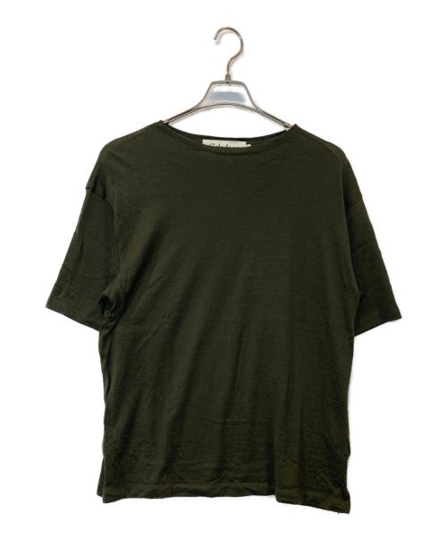 Caledoor（カレドアー）Caledoor (カレドアー) MERINO WOOL T-SHIRT グリーン サイズ:Mの古着・服飾アイテム