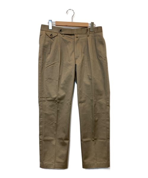 Barnstormer（バーンストーマー）Barnstormer (バーンストーマー) MACARTHUR2 2Tuck Trouser ベージュ サイズ:XLの古着・服飾アイテム