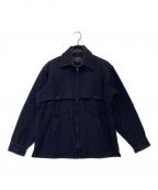 JOHNSONジョンソン）の古着「WOOLEN MILLS MACKINAW JACKET」｜ネイビー