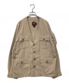 Willis&Geiger×MOJITO×BEAMS PLUSウィルスガイガー×モヒート×ビームスプラス）の古着「別注ブッシュジャケット」｜ベージュ