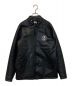 stussy（ステューシー）の古着「Brass Leather Coach Jacket」｜ブラック