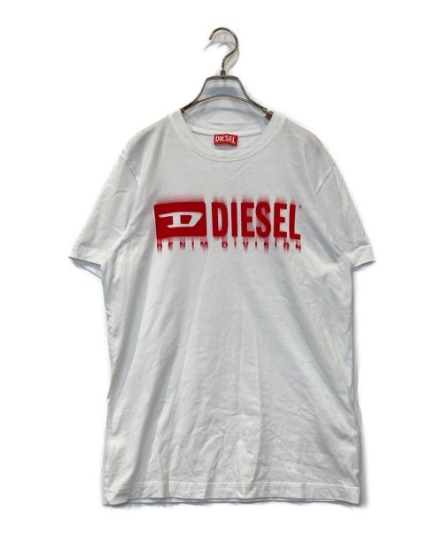 DIESEL（ディーゼル）DIESEL (ディーゼル) T-Diegor-L6 ロゴ Tシャツ ホワイト サイズ:Mの古着・服飾アイテム