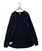 WTAPSダブルタップス）の古着「BLANK LS 02 / TEE. COPO」｜ブラック