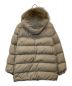 MONCLER (モンクレール) VALENTINE ダウンジャケット ベージュ サイズ:00(XS)：14800円