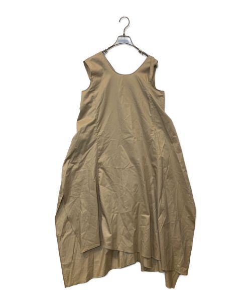 JNBY（ジェイエヌビーワイ）JNBY (ジェイエヌビーワイ) Deconstructed Statement Cotton Dress ベージュ サイズ:36の古着・服飾アイテム