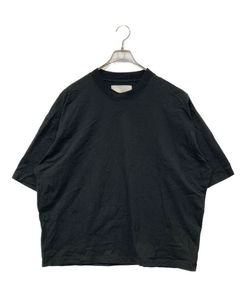 STUDIO NICHOLSON（スタジオニコルソン）STUDIO NICHOLSON (スタジオニコルソン) MOCK NECK T-SHIRT ブラック サイズ:Mの古着・服飾アイテム