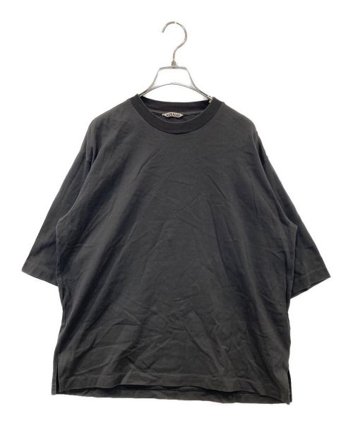 AURALEE（オーラリー）AURALEE (オーラリー) LUSTER PLAITING H／S TEE チャコールグレー サイズ:3の古着・服飾アイテム