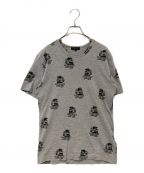 COMME des GARCONS HOMME PLUSコムデギャルソンオムプリュス）の古着「総柄Tシャツ」｜グレー