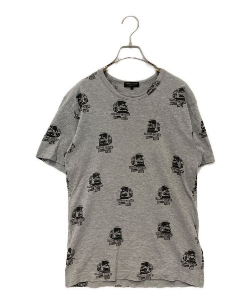 COMME des GARCONS HOMME PLUS（コムデギャルソンオムプリュス）COMME des GARCONS HOMME PLUS (コムデギャルソンオムプリュス) 総柄Tシャツ グレー サイズ:Sの古着・服飾アイテム