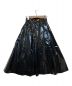 FETICO（フェティコ）の古着「Flared Faux Leather Midi Skirt」｜ブラック