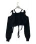 VIAVANDA (ヴィアヴァンダ) 2WAY HALTER NECK SWEATSHIRTS ブラック サイズ:FREE：5800円