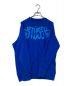 stussy (ステューシー) 立体ラバーデカロゴスウェット ブルー サイズ:M：6000円