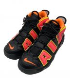 NIKEナイキ）の古着「W NIKE AIR MORE UPTEMPO」｜ブラック×レッド