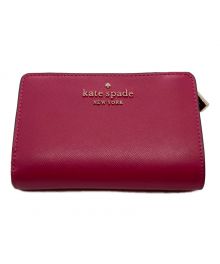 Kate Spade（ケイトスペード）の古着「2つ折り財布」｜ピンク