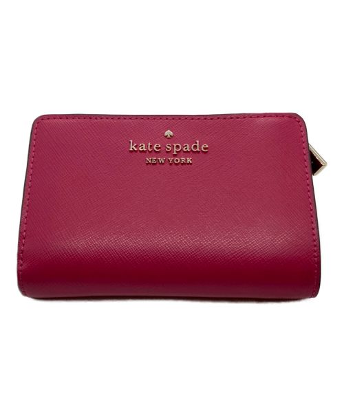 Kate Spade（ケイトスペード）Kate Spade (ケイトスペード) 2つ折り財布 ピンクの古着・服飾アイテム