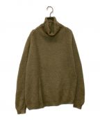 TODAYFULトゥデイフル）の古着「Soft Mohair Turtle Knit」｜オリーブ