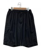 COOTIE PRODUCTIONSクーティープロダクツ）の古着「2 Tuck Easy Shorts」｜ブラック