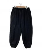 COOTIE PRODUCTIONSクーティープロダクツ）の古着「Melton Error Fit Easy Pants」｜ブラック