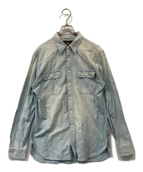 RRL（ダブルアールエル）RRL (ダブルアールエル) デニムシャツ ブルー サイズ:4の古着・服飾アイテム