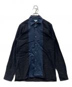 PAUL SMITHポールスミス）の古着「INDIGO COLOR NEP SHIRT」｜ネイビー