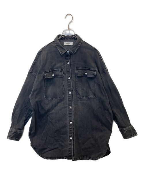 Healthy DENIM（ヘルシーデニム）Healthy denim (ヘルシーデニム) Super Big デニムシャツ グレー サイズ:Sの古着・服飾アイテム