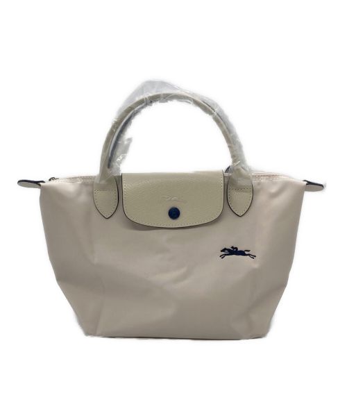 LONGCHAMP（ロンシャン）LONGCHAMP (ロンシャン) プリアージュバッグ ホワイトの古着・服飾アイテム