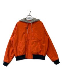 POLO RALPH LAUREN（ポロ・ラルフローレン）の古着「90's POLO by RL hooded jumper 1991」｜オレンジ