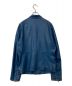 LANVIN en Bleu (ランバンオンブルー) レザージャケット ブルー サイズ:52：5800円