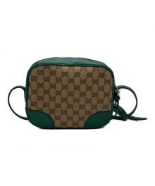 GUCCI（グッチ）の古着「ショルダーバッグ」｜グリーン×ベージュ