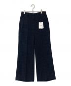 theoryセオリー）の古着「Check Crepe Talbert Trouser GH」｜ブラック