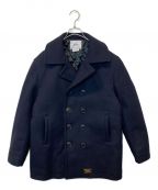 WTAPSダブルタップス）の古着「BLACKWATCH COAT  / Pコート」｜ネイビー