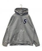 SUPREMEシュプリーム）の古着「S LOGO Hooded Swetshirt」｜グレー