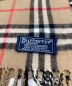 Burberry's (バーバリーズ) カシミヤノバチェックストール ベージュ：5800円