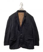 St Michael×Harris Tweedセントミカエル×ハリスツイード）の古着「テーラードジャケット」｜ブラック