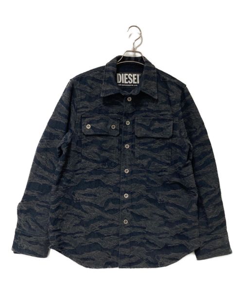 DIESEL（ディーゼル）DIESEL (ディーゼル) D-JESSY-SP SHIRT ネイビー サイズ:XSの古着・服飾アイテム