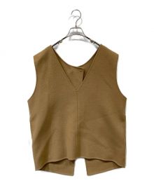 na.e（ナエ）の古着「Reversible Wool Vest」｜ブラウン