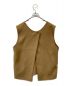 na.e (ナエ) Reversible Wool Vest ブラウン サイズ:表記なし：14000円