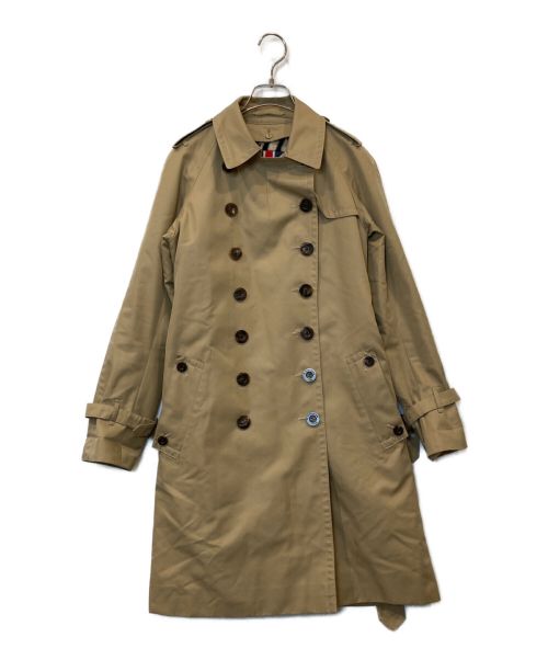 Aquascutum（アクアスキュータム）Aquascutum (アクアスキュータム) ゼブラ柄ライナー付トレンチコート ベージュ サイズ:4の古着・服飾アイテム