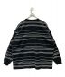 COOTIE PRODUCTIONS (クーティープロダクツ) Supima Border Oversized L/S Tee ブラック×ホワイト サイズ:L：9800円