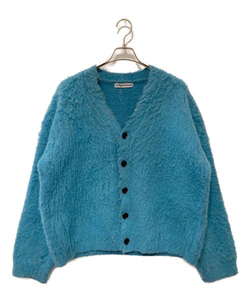 NO MAINTENANCE（ノーメンテナンス）NO MAINTENANCE (ノーメインテナンス) ELECTRIC BLUE SHAG CARDIGAN / シャギーカーディガン ブルー サイズ:XLの古着・服飾アイテム