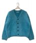 NO MAINTENANCE（ノーメインテナンス）の古着「ELECTRIC BLUE SHAG CARDIGAN / シャギーカーディガン」｜ブルー