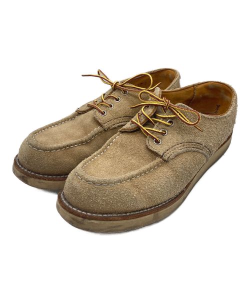 RED WING（レッドウィング）RED WING (レッドウィング) スェードオックスフォードシューズ ベージュ サイズ:8 1/2 Dの古着・服飾アイテム