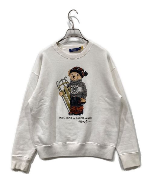 POLO RALPH LAUREN（ポロ・ラルフローレン）POLO RALPH LAUREN (ポロ・ラルフローレン) ポロベアトレーナー ホワイト サイズ:Sの古着・服飾アイテム